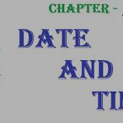 Date And Time In Java Java Tutorial W3Schools Chapter 40 English