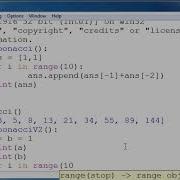 Fibonacci Sequence In Python