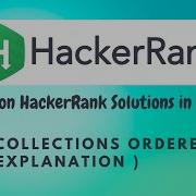 34 Hackerrank Collections OrderedDict Python HackerRank Solutions In Hindi Hackerrank