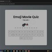 Emoji Movie Quiz Using HTML CSS And JavaScript With Source Code