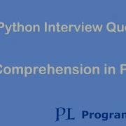 Python Interview Questions List Comprehension In Python