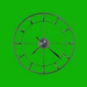 Fast Clock Animation 500x Speed Seconds Green Screen Clock 4K VFX Loop