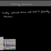 Activity Selection Problem Greedy Approach
