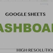 Google Sheets Dashboard Tutorial Part 1