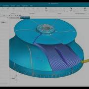 Siemens NX CAM 5 Axis Milling Impeller With Machine Tool Simulation