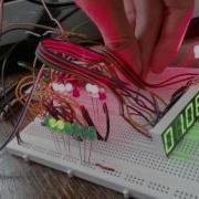 LED Display Binary Clock With ATmega8535