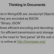 MongoDB Back To Basics 3 Thinking In Documents
