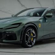 2024 Ferrari Purosangue Verde Minerale Walkaround Engine Exhaust Sound