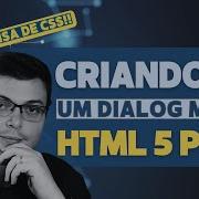 Criar Modal RÁPIDO E FÁCIL Com HTML 5 E JS Puros
