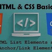 HTML CSS Basics 06 HTML List Link Elements