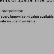 Lecture 1 Spatial Interpolation