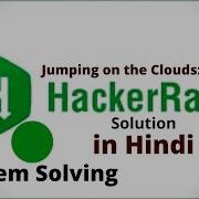 Jumping On The Clouds Revisited Hackerrank Solution Java Hindi