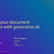 AWS Summit London 2024 Улучшите свои документообороты с помощью генеративного ИИ AIM212