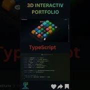 3D Interactive Portfolio Using TypeScript Three Js Modern Developer Portfolio 2025