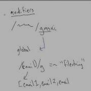 Regex Modifiers Part 1