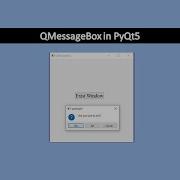 QMessageBox In PyQt5