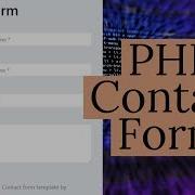 How To Create A PHP Contact Form PHP Tutorial