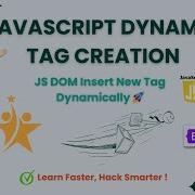 JavaScript DOM Insert New Tag Dynamically Learn How To Add Elements In JavaScript