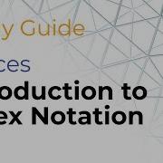 Study Guide Introduction To Index Notation