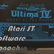Atari ST Color Only Software Running In Monochrome