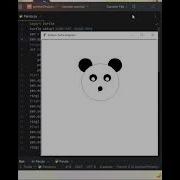 Draw Panda With Python Coding Learnpythonbasics Python Learningpython Learning Programming