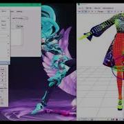PMXE Tutorial How To Weight Skirts To Legs Using TransferWeight Plugin