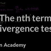 Nth Term Divergence Test Series AP Calculus BC Khan Academy