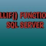 NULLIF IN SQL SERVER BY SQL SERVER TRAINING SESSIONS
