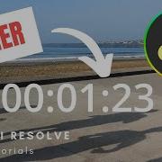 How To Add A Simple TIMER In Davinci Resolve Time Code Effect
