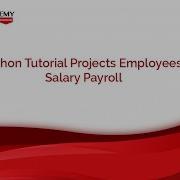 Python Tutorial Projects Employees Salary Payroll OMNI ACADEMY