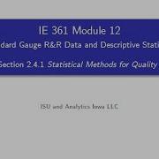 Statistical Process Improvement Module 12