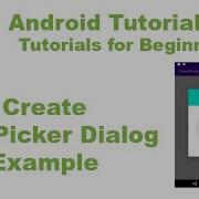 Android Studio 3 6 Create DatePickerDialog Example