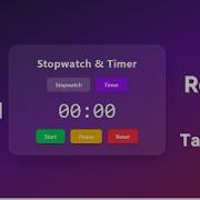 Build A Stunning Stopwatch Timer In React Tailwind Part 1 Structure Setup