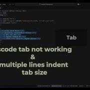 How To Indent Multiple Lines In Vscode Spaces Multiple Lines Indent Tab Size Vscode Tab Not Working