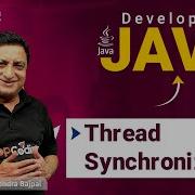 Thread Synchronization Synchronized Keyword Multithreading Java For Developers Java Lec80