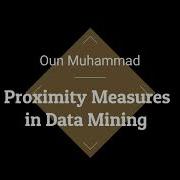 Proximity Measures 2 Nominal Attributes Data Mining