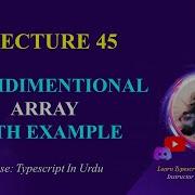 Multidimensional Arrays Tutorial In Hindi Urdu