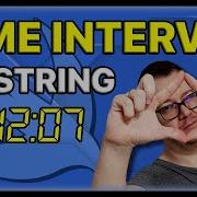 Swift Strings TimeInterval