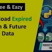 How To Download Historical Data Of Expired Option Download Nifty BankNifty Historical Data FREE