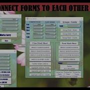 Как соединить несколько форм FORMS в базе данных Microsoft Access