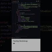 Tooltip Bootstrap 5 Shorts Coding Html