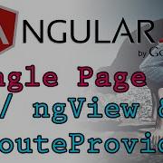 AngularJS NgView RouteProvider For Single Page Apps Tutorial 3