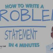 How To Write A Problem Statement In 4 Minutes With An Example
