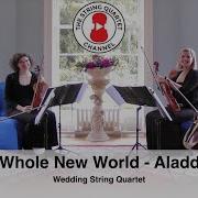 A Whole New World Aladdin String Quartet Wedding Songs