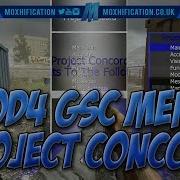 COD4 TU4 Project Concord GSC Mod Menu R2R Menu Download
