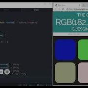 Guessing RGB Color Game With Source Code HTML CSS And JavaScript Codingwithrohani