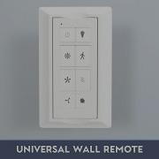 Universal Ceiling Fan Remote Control Kit With Wall Mount By Prominence Home
