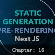 16 Static Site Generation In Next JS Next JS Static Generation Pre Rendering Hindi Urdu