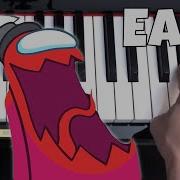 Among Us Hide And Seek Theme EASY Piano Tutorial