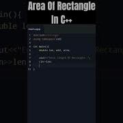 How To Calculate Area Of Rectangle In C